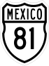 Federal Highway 81 shield