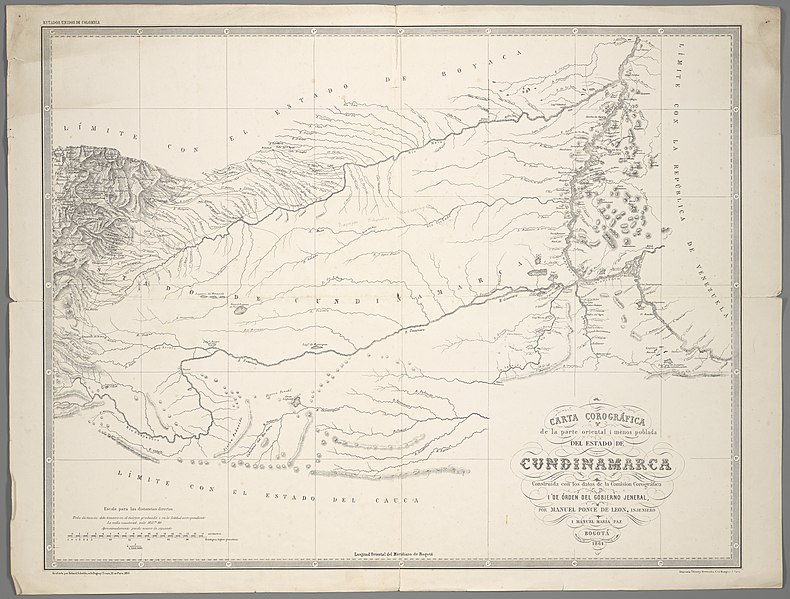 File:Carta Corográfica de la parte oriental i ménos poblada Del Estado De Cundinamarca.jpg