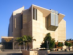 Cathedral of Our Lady of Angels (from plaza), Los Angeles.JPG