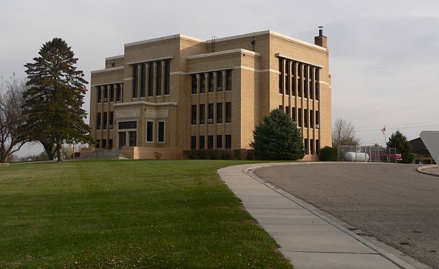 Charles Mix County Courthouse, listed on the National Register of Historic Places (NRHP)