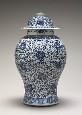 Blue and White Jar with Cover, 18th century, National Gallery of Art
