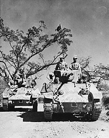 Republic of China Army operating the M3A3 Stuart tanks on Ledo Road Chinese troops on Stuart tanks Ledo road.jpg