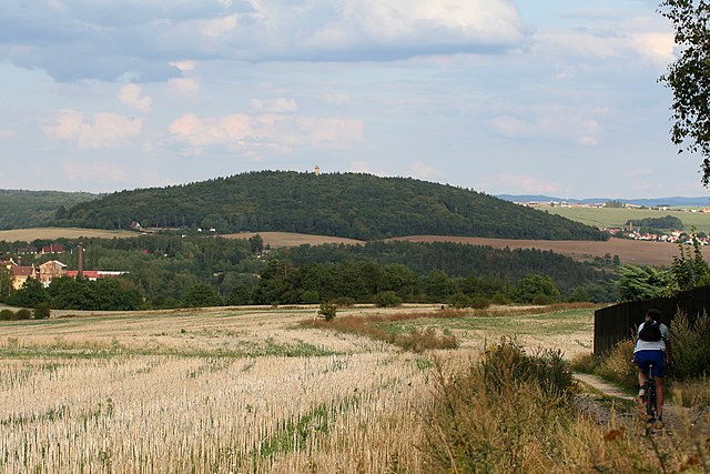 Chlum, the highest point in Plzeň