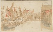 Grimburgwal, Amsterdam Drawing. Dimensions unknown. Amsterdam, Stadsarchief Amsterdam.