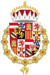Coat of Arms of Archduke Ferdinand of Austria, Infante of Spain.svg