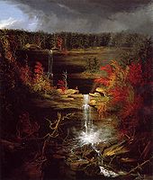 Kaaterskill Falls by Thomas Cole (1820s?).