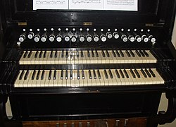 Consolle organo Giuseppe Gandini 1900