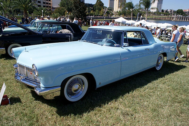 File:Continental 1957 MarkII LSideFront Lake Mirror Cassic 16Oct2010 (14874759364).jpg