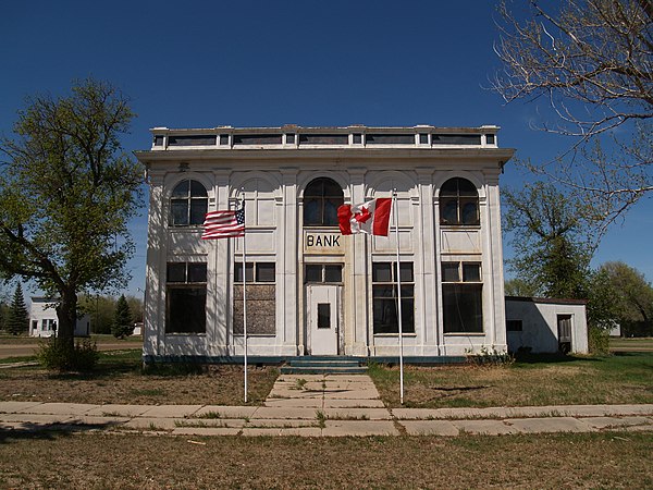 Former U.S. Customs house in Antler