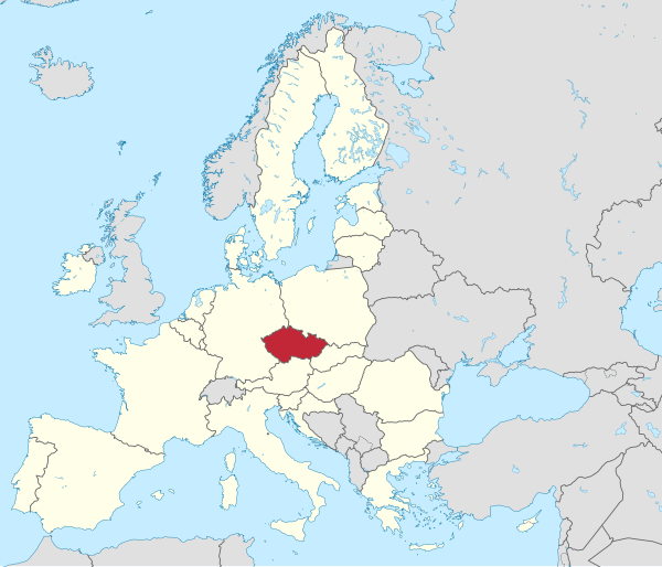 Czech Republic in European Union (-rivers -mini map).svg