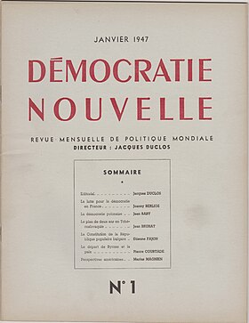 Imagine ilustrativă a articolului Noua democrație