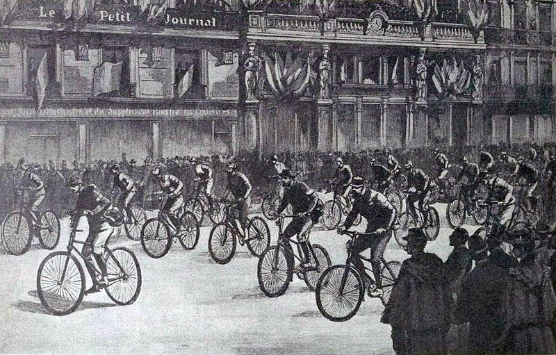 File:Départ du premier Bordeaux-Paris, en 1891.jpg