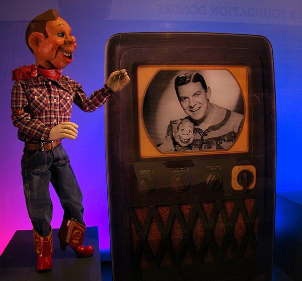 Howdy Doody, famous US television marionette.