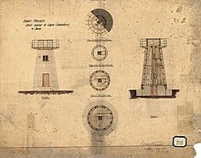 Plans for the tower, 1878 Dent Island and Cape Cleveland Lighthouses - Tower, 1878.jpg