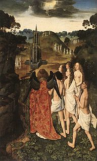 <i>The Ascension of the Elect</i> C. 1470 painting by Dieric Bouts