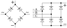 Миниатюра для Файл:Diode bridges-int.svg