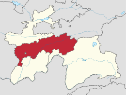 Districts de subordination républicaine - Localisation