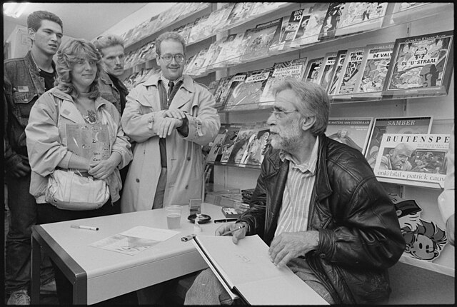 Signing session in Haarlem, 1990