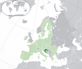 A Horvátország és az Európai Unió kapcsolatai 2013 óta című cikk szemléltető képe