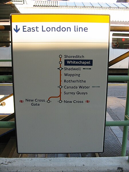 File:East London Line sign including Old Shoreditch Station (taken from District Line).JPG