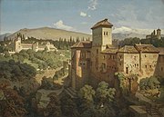 Das Generalife bei Granada, 1862