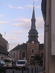 The church of Saint-Pierre, in Ligné