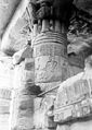 Egypt, Temple of Medina, carved pillar, top pillar damaged Wellcome M0002864.jpg