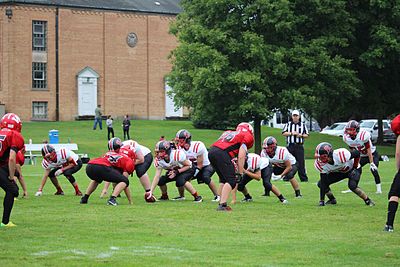 Eight-man football "I-Formation" Eight-man football "I-Formation".jpeg