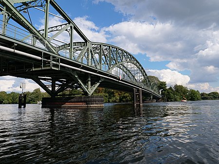 Eiswerderbrücke from bank