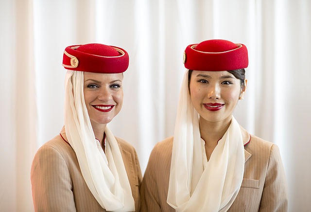 Emirates flight attendants