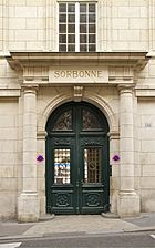 Entrée actuelle de la Sorbonne