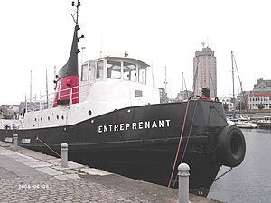 Entreprenant in Dunkirk Port Museum