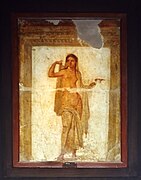 Ermafrodito, Affresco Romano di Ercolano (1–50 н. Э., Национальный археологический музей Неаполя) - 01.jpg