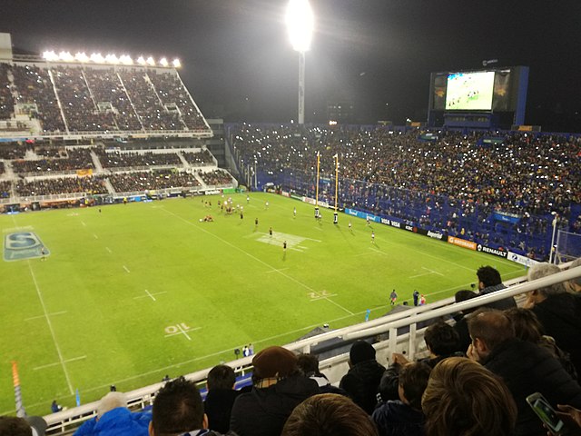 Super Rugby semi-final between Jaguares and Brumbies in 2019 in Buenos Aires.