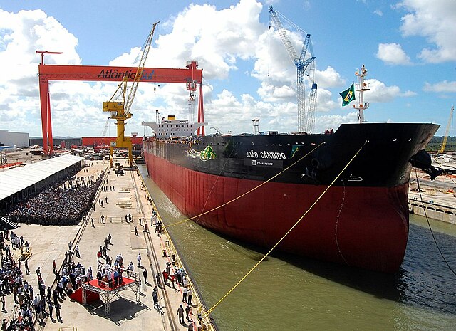 Estaleiro Atlântico Sul, localizado no Porto de Suape