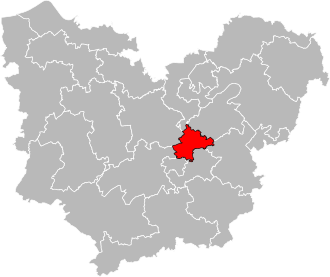 Kantoni Euren departementin kartalla