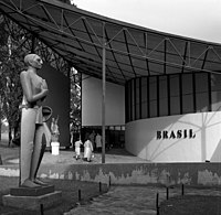 Braziliaans paviljoen op Expo58