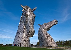 The Falkirk Kelpies