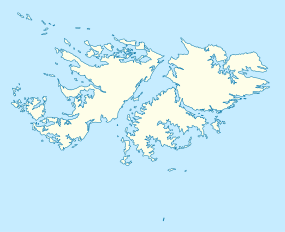 Batalla de San Carlos ubicada en Islas Malvinas