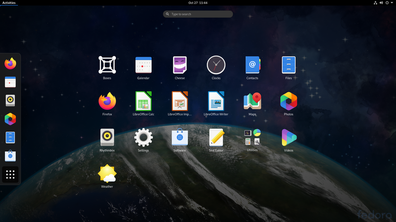 File:Fedora 33 GNOME Activities Menu en.png