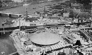 Festival of Britain aerial view