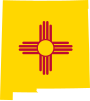 Flag-map of New Mexico.svg