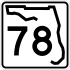 State Road 78 marker