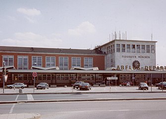 Wappenhalle and terminal of former airport Riem, 1992