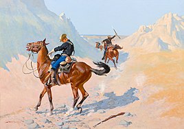 The Advance-Guard, or The Military Sacrifice (The Ambush) by Frederic Remington