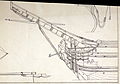 La frégate Galathée, dessin, partie avant 2 (naufrage le 24 avril 1795 au large de Penmarch)
