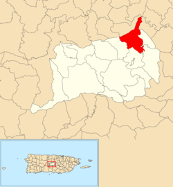 Gato, Orocovis, Puerto Rico locator map.png