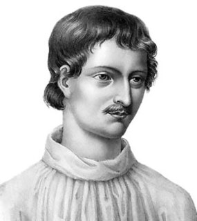 Giordano Bruno Italian Dominican friar, philosopher, mathematician, cosmological theorist, and poet