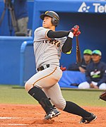 Main Giants player, Kazuma Okamoto
