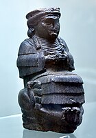 Goddess Nintinugga (Bau) from Ur, Isin-Larsa period, c. 1800 BC. Iraq Museum, Baghdad